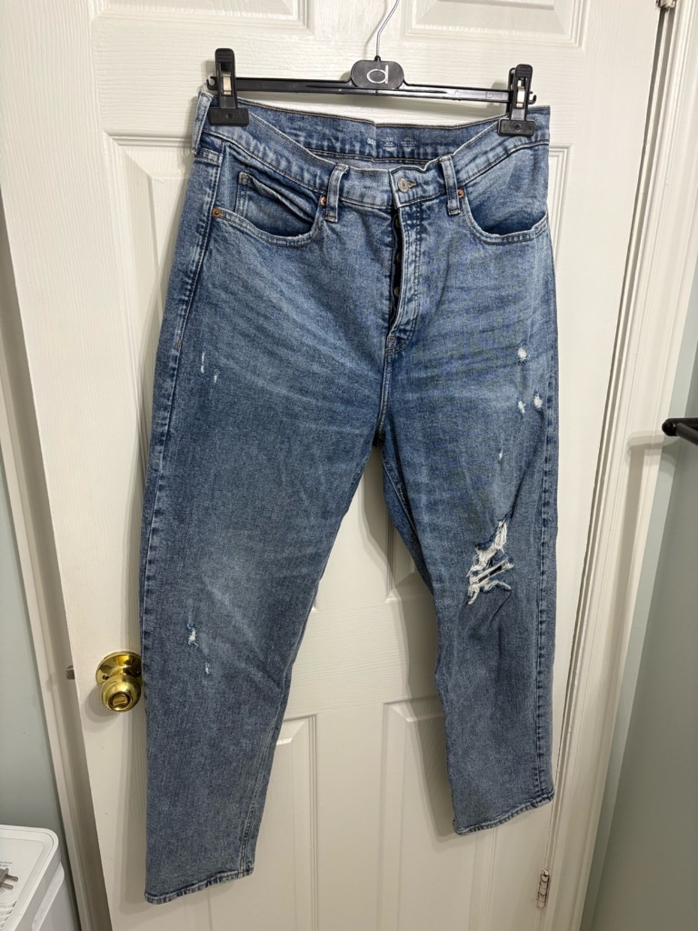Old Navy Sky High Straight Jeans